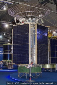 Телекоммуникационный спутник-ретранслятор двойного назначения Луч-2 в музейном комплексе парка Патриот