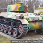 Японский танк Shinhoto Chi-Ha Type 97 1941 года в музее Победы на Поклонной горе