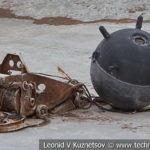 Якорная гальваноударная мина образца 1908-1939 годов в музее Победы на Поклонной горе