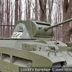 Средний танк Matilda IV 1941 года в музее Победы на Поклонной горе