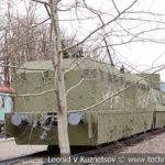 Открытая площадка ПВО бронепоезда "Красновосточник" в музее Победы на Поклонной горе