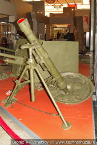 120-мм полковой миномёт образца 1938 года ПМ-38 в музее Победы на Поклонной горе