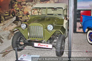 ГАЗ-67Б 1945 года в автомузее Моторы Октября в Москве