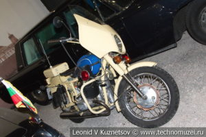Мотоцикл Днепр в автомузее Моторы Октября в Москве