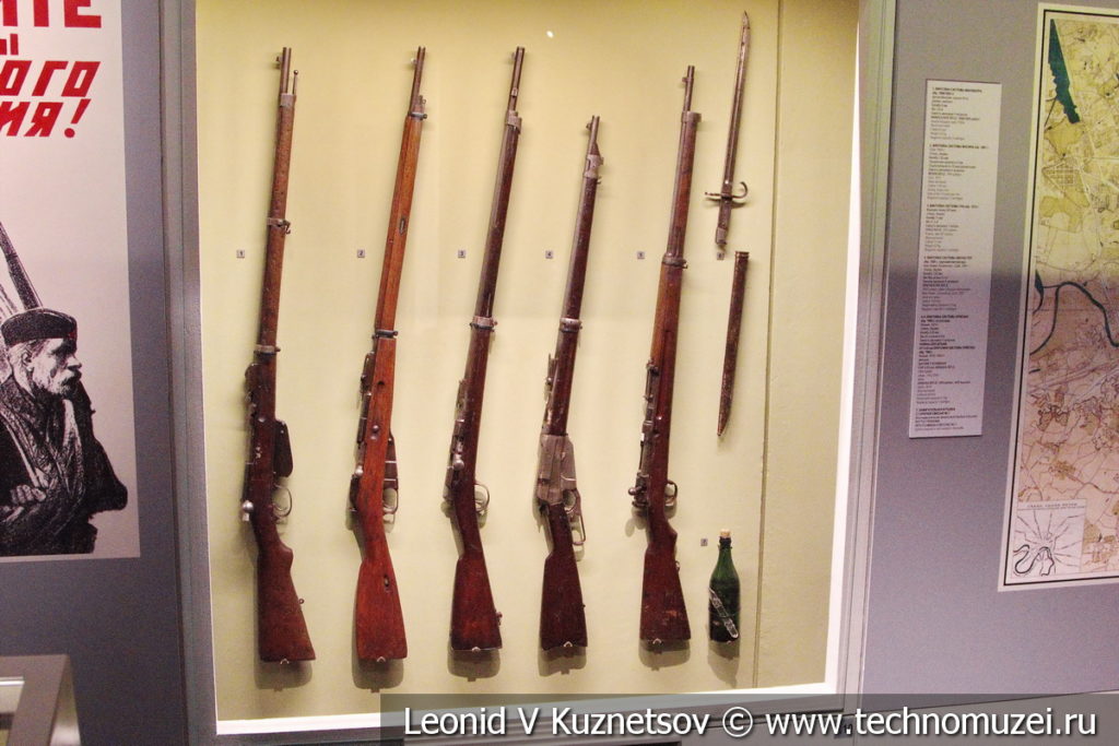 Оружие ополченцев в Музее обороны Москвы