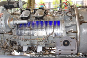 Газотурбинный двигатель НК-12СТ в музее магистрального транспорта газа