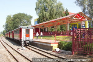 Станция Березки на Тульской детской железной дороге