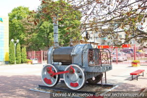 Макет паровоза Черепановых на Тульской детской железной дороге