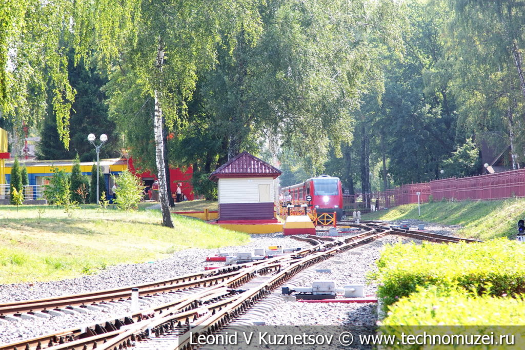 Тульская детская железная дорога в Новомосковске