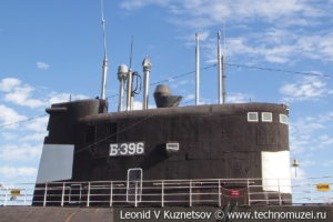 Подводная лодка Б-396 Новосибирский комсомолец в Музее Военно-морского флота в Москве