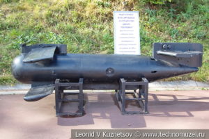 Выпускное буксируемое устройство (ВБАУ) Параван в Музее Военно-морского флота в Москве
