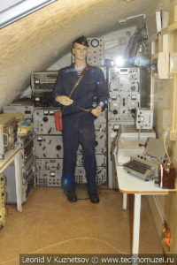 Рубка радиста подводной лодки Б-396 в Музее Военно-морского флота в Москве