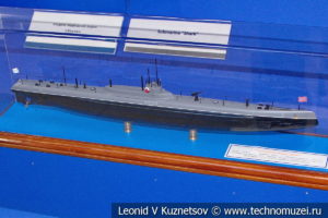 Подводная лодка Краб (модель) в Музее Военно-морского флота в Москве