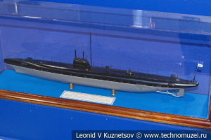 Подводная лодка Святой Георгий (модель) в Музее Военно-морского флота в Москве