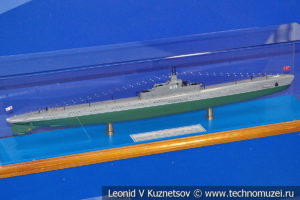Крейсерская подводная лодка тип К XIV серии Катюша (модель) в Музее Военно-морского флота в Москве
