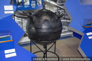Якорная гальваноударная мина в Музее Военно-морского флота в Москве