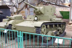 Легкий танк Т-26 однобашенный вариант в Центральном музее Вооруженных Сил