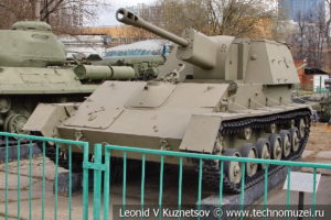 Самоходная артиллерийская установка СУ-76М в Центральном музее Вооруженных Сил
