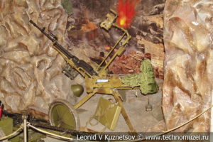 12,7-мм пулемет НСВ Утес в Центральном музее Вооруженных Сил