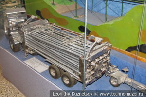 Машина для прокладки полевых трубопроводов ТУМ-150В в Центральном музее Вооруженных Сил