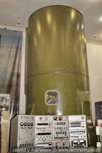 Часть второй ступени межконтинентальной баллистической ракеты Р-16 в Центральном музее Вооруженных Сил
