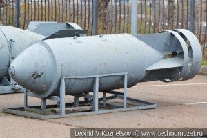 Фугасная авиационная бомба ФАБ-3000М-46 в Музее на Поклонной горе