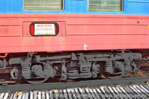 Спальный вагон международного класса СВ-РИЦ в Железнодорожном музее на Рижском вокзале