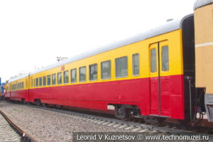 Дизель-поезд Д1 в Железнодорожном музее на Рижском вокзале