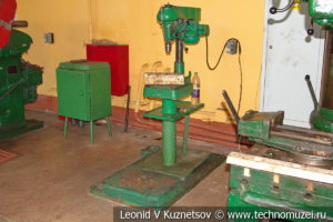 Механические мастерские паровозного депо в железнодорожном музее на станции Подмосковная