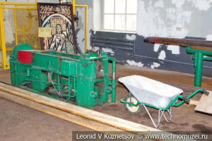 Кузнечный цех паровозного депо в железнодорожном музее на станции Подмосковная