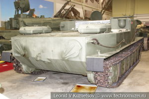 БТР-50 бронетранспортер 1954 года в музее отечественной военной истории в Падиково