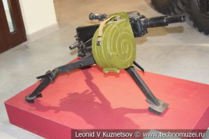 30-мм станковый автоматический гранатомёт АГС-17 "Пламя" в музее отечественной военной истории в Падиково