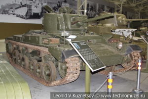 Mk. III Valentine пехотный танк 1938 года в музее отечественной военной истории в Падиково