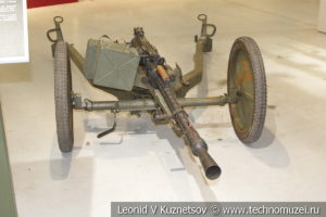 14,5-мм пехотный пулемёт Владимирова ПКП в музее отечественной военной истории в Падиково