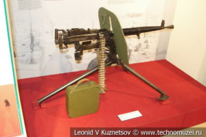 7,-62-мм станковый пулемёт Дегтярёва ДС-39 образца 1939 года в музее отечественной военной истории в Падиково