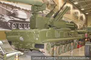 30-мм ЗРПК 2С6 Тунгуска 1982 года в музее отечественной военной истории в Падиково