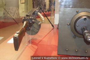 Ручной пулемёт системы Максима-Токарева образца 1925 года в переносном варианте в музее отечественной военной истории в Падиково
