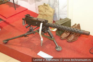 7,62-мм станковый пулемёт Browning 1919A4 в музее отечественной военной истории в Падиково